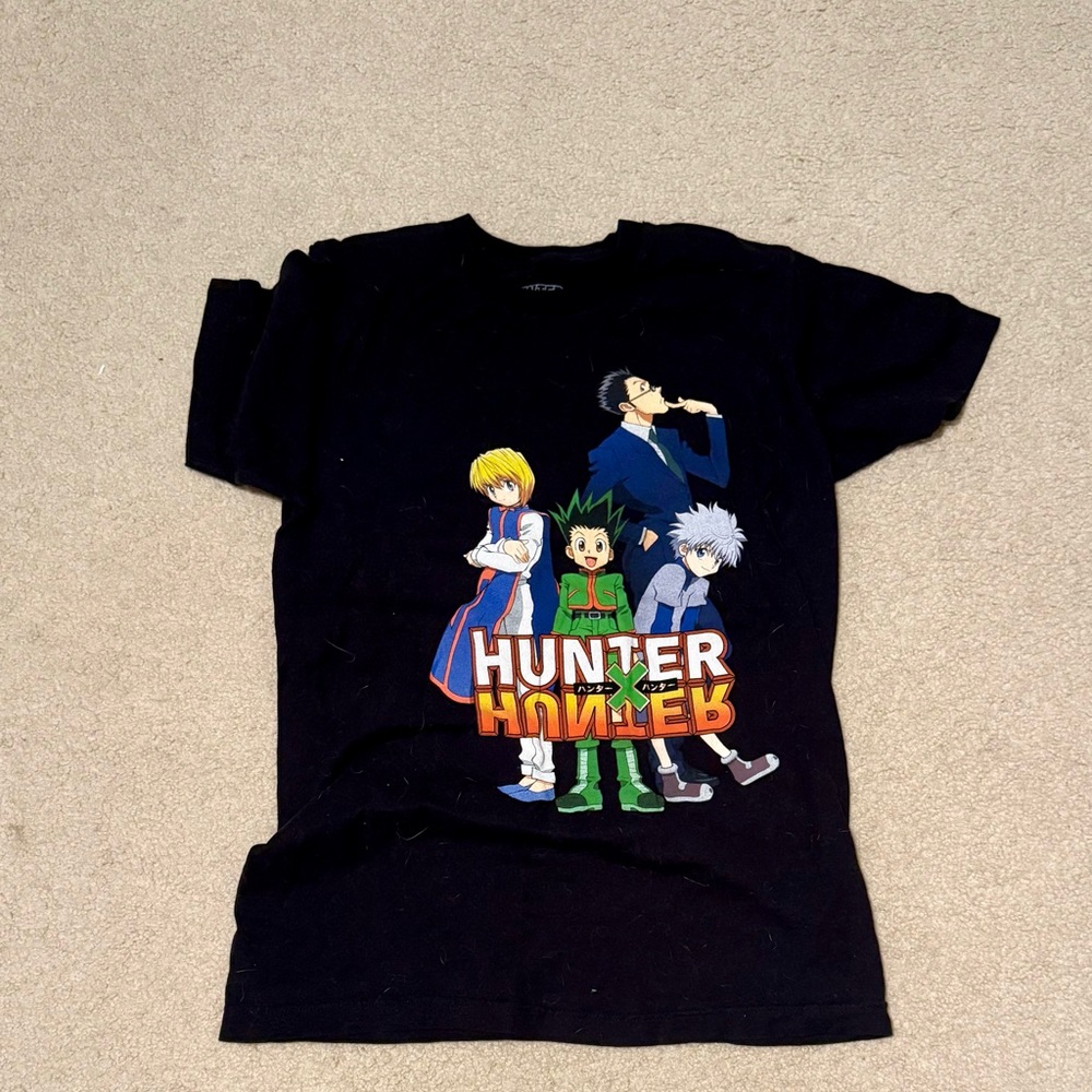 Hunter x Hunter Black Graphic T-Shirt Anime